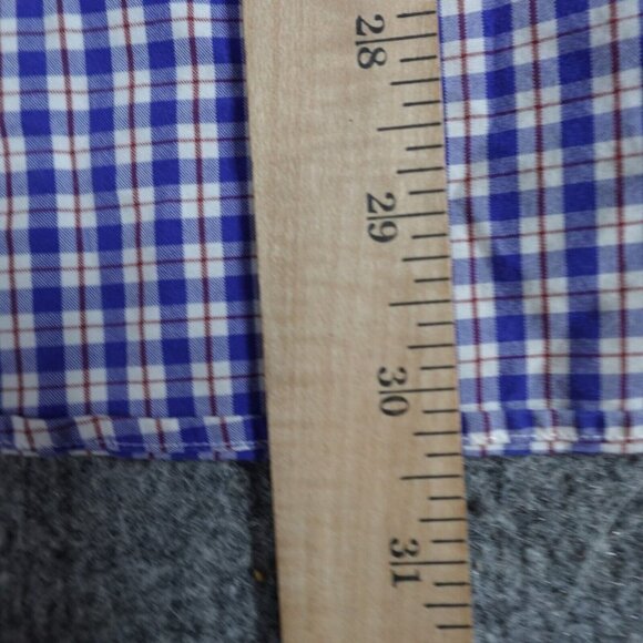 Polo Ralph Lauren Shirt 2XL Blue Plaid Short Sleeve Button Down - Picture 5 of 6